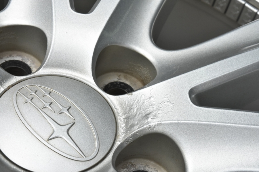 バリ溝】スバル レガシィ ツーリングワゴン 純正 18in 7.5J +55 PCD100