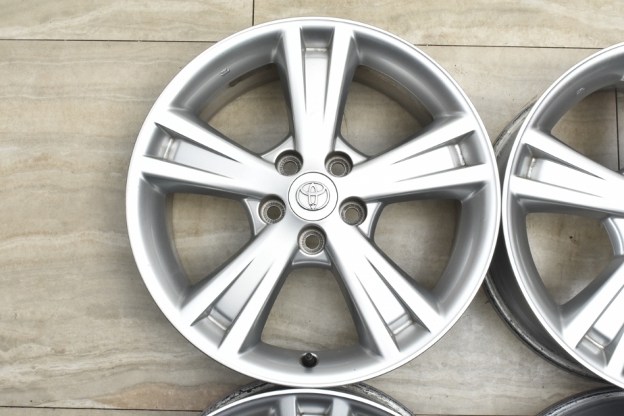トヨタ純正ホイール4本セット 18インチ  RAV・ハリアー・30アルファード等 トヨタ 中古 18インチ ホイール 4本セット トヨタ純正
