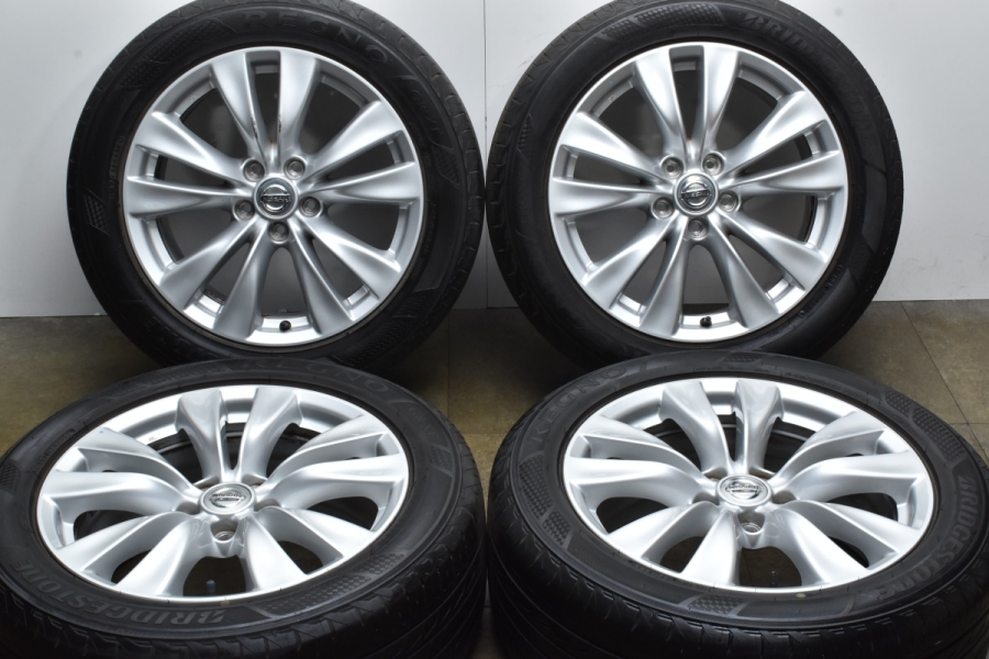 特価品】ニッサン Y51 フーガ 純正 18in 8J +43 PCD114.3 ブリヂストン 