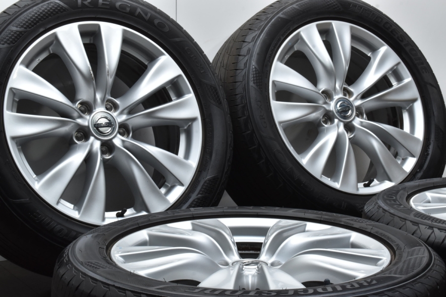 BS REGNO GR-XI 245/50R18】夏タイヤ【日産 フーガ 純正ホイール 18