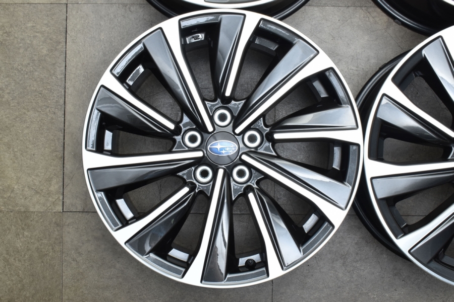 新車外し 美品】スバル レヴォーグ STI Sport 純正 18in 7.5J +55