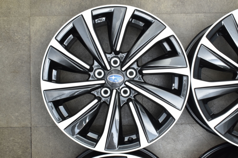 新車外し 美品】スバル レヴォーグ STI Sport 純正 18in 7.5J +55