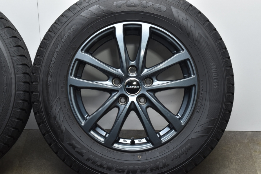 バリ溝 美品】LEBEN 16in 6.5J +40 PCD114.3 トーヨー ウィンター