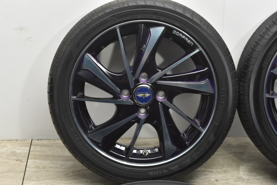 人気ホイール】ドルフレン 15in 4.5J +45 PCD100 ヨコハマ