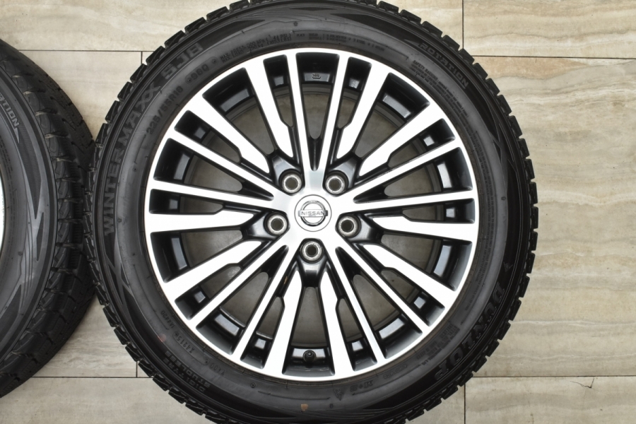 バリ溝】ニッサン E52 エルグランド ハイウェイスター 純正 18in 7.5J