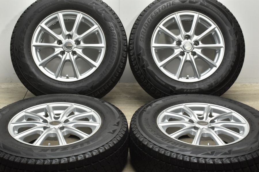 バリ溝 美品】エコフォルム 16in 6.5J +38 PCD114.3 ブリヂストン ブリザック DM-V2 215/70R16 アウトランダー  デリカD:5 スタッドレス 中古 スタッドレスタイヤホイールセット | パーツ販売ナンバーワン