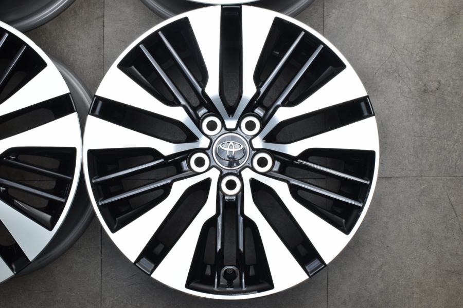 新車外し★トヨタ 30 後期 ヴェルファイア ZG アルファード SC 純正 18インチ 7.5J+45 PCD114.3-5穴 納車外し品 4本セット 前期も流用可能 新車外し30 後期 トヨタ アルファード ヴェルファイア SC ZG 18