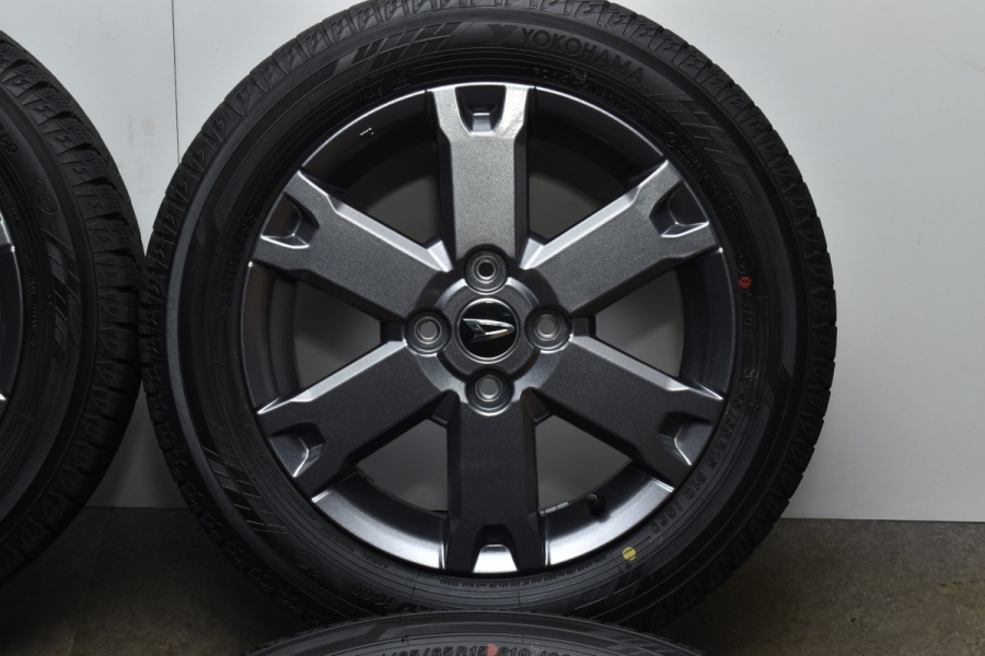 2021年製 バリ溝美品】ダイハツ タフト 純正 15in 4.5J +45 PCD100