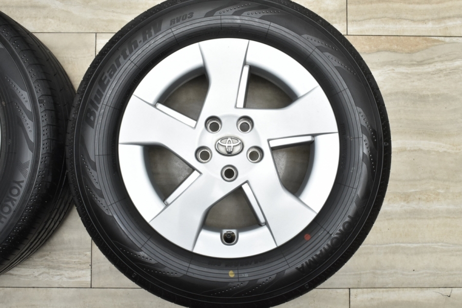 トヨタ プリウス15インチ ホイール バリ溝 バリ溝】トヨタ 30 プリウス 後期 純正 15in 6J +45 PCD100