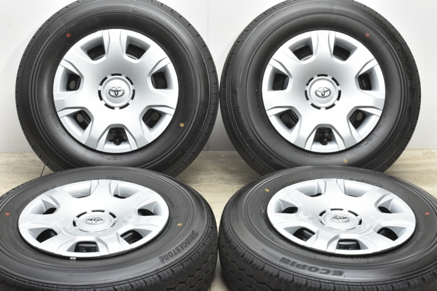 【新車外し】トヨタ　ハイエース　タイヤ4本 エコピアRD613 手渡し可能 新車外し】ECOPIA/RD613