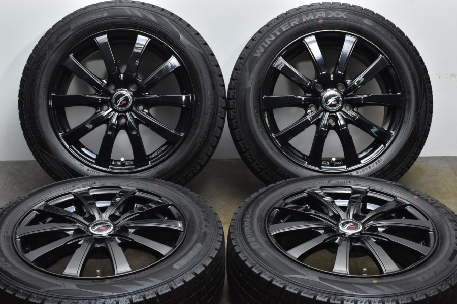 2020年製 バリ溝 美品】Fang 16in 6.5J +47 PCD114.3 ダンロップ WM02 