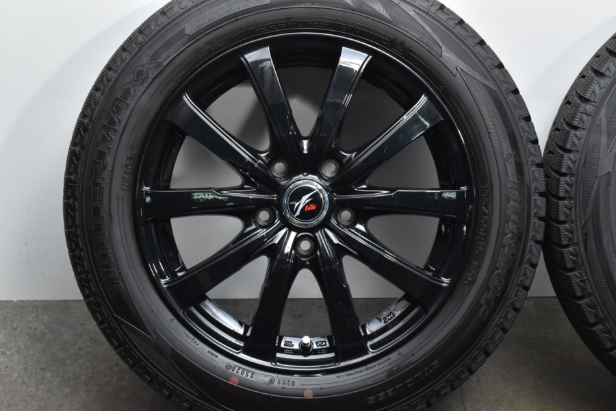 2020年製 バリ溝 美品】Fang 16in 6.5J +47 PCD114.3 ダンロップ WM02 