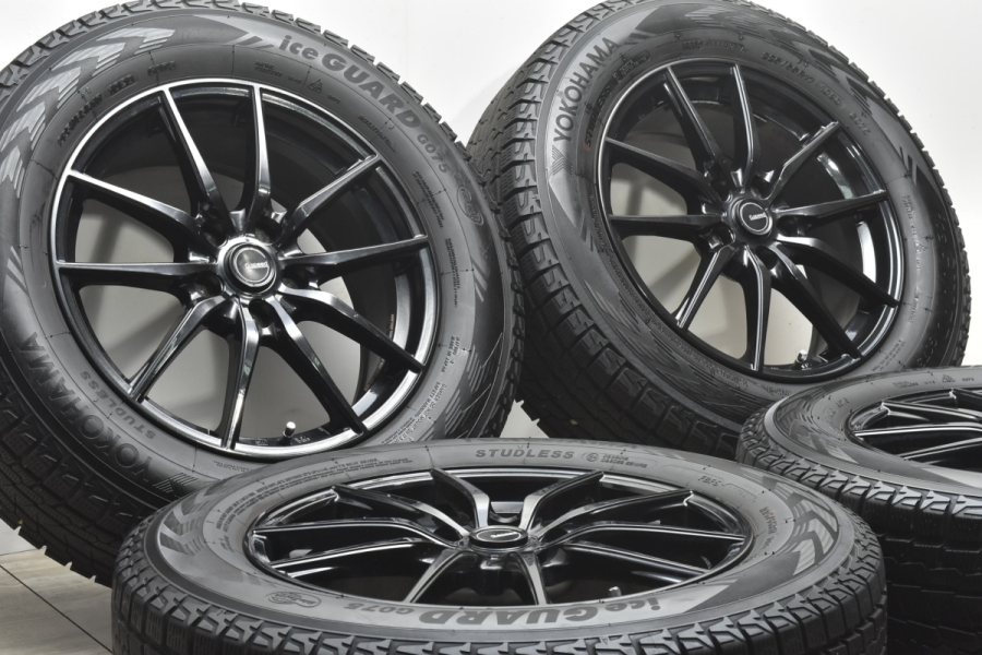 美品 バリ溝】G-SPEED 17in 7J +48 114.3 ヨコハマ アイスガード G075 225/65R17 エクストレイル CX-5 CX- 8 レガシィアウトバック CR-V 中古 スタッドレスタイヤホイールセット | パーツ販売ナンバーワン