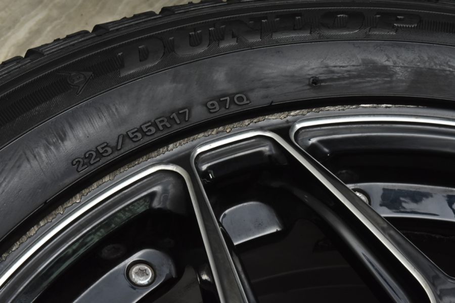 レアマイスター DRESDEN 17in 7J +48 PCD100 ダンロップ 225/55R17 スバル XV フォレスター ホイールのみ販売可  中古 スタッドレスタイヤホイールセット | パーツ販売ナンバーワン