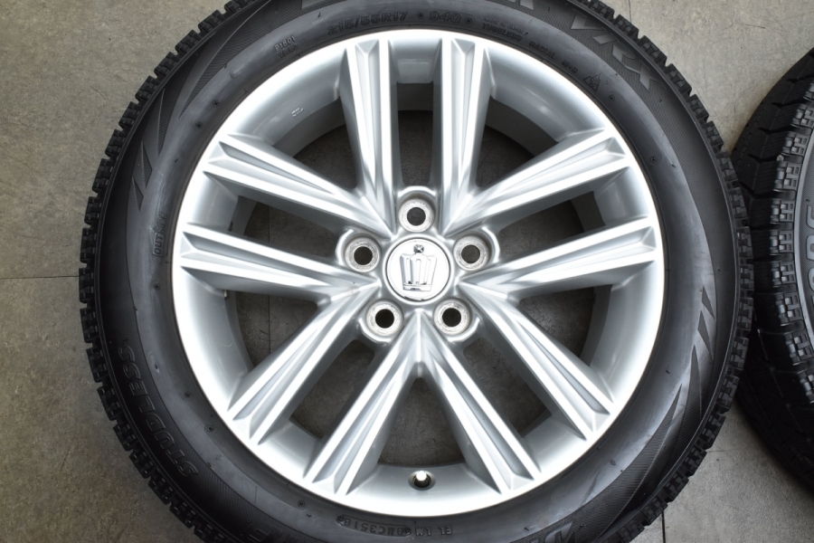 210クラウン純正17インチ+ブリヂストン製215/55R17スタッドレス！