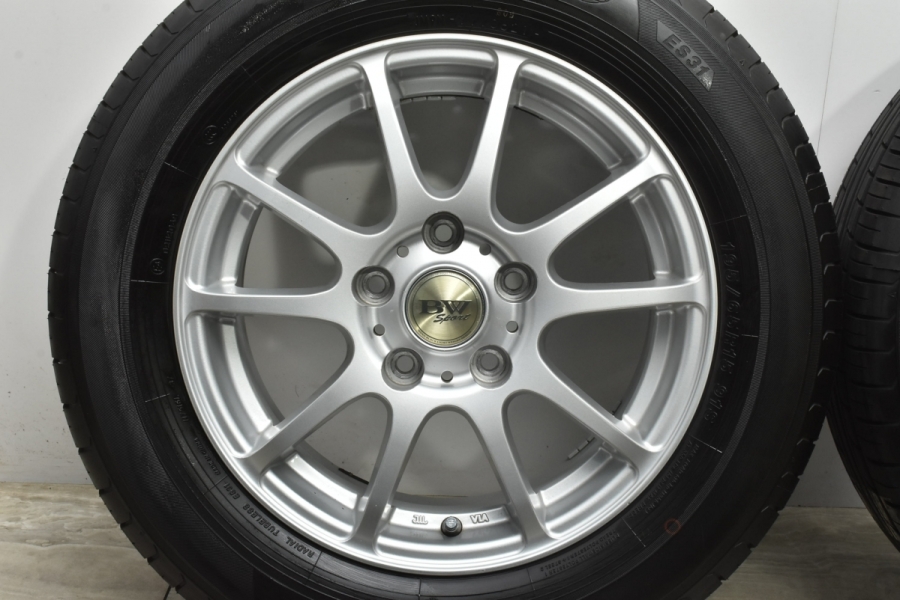 バリ溝品】BW Sport 15in 6J +45 PCD114.3 ヨコハマ エコス ES31 195/65R15 セレナ リーフ ノア ヴォクシー  ステップワゴン アクセラ 中古 タイヤホイールセット | パーツ販売ナンバーワン