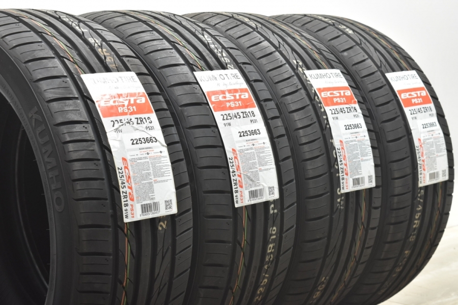 2022年製 未使用品】クムホ エクスタ PS31 225/45R18 4本セット サマータイヤ クラウン カムリ ジューク レヴォーグ Aクラス  中古 タイヤのみ | パーツ販売ナンバーワン