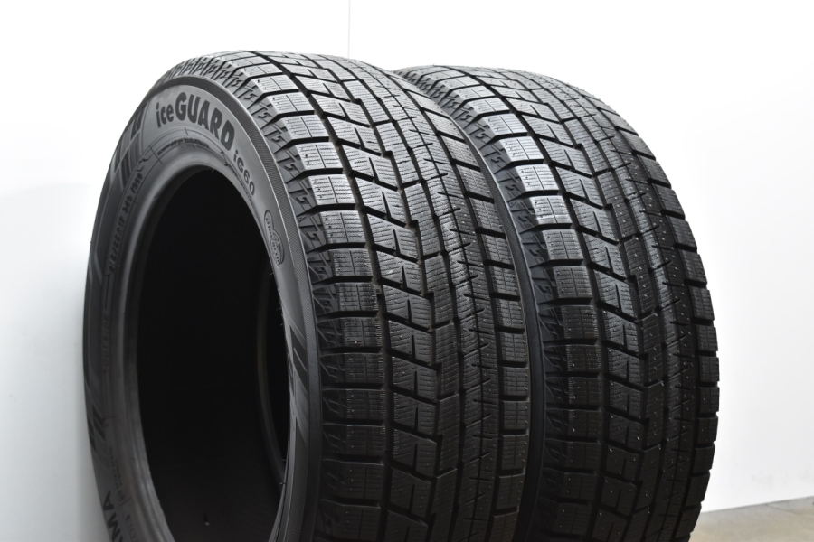 走行僅か 超バリ溝】ヨコハマ アイスガード6 iG60 215/55R17 2本