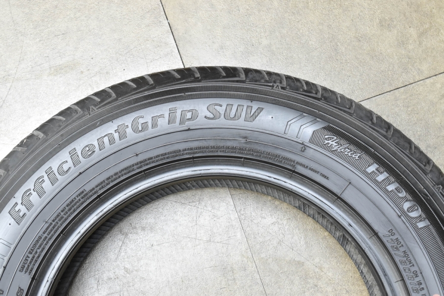 バリ溝】グッドイヤー エフィシェントグリップ SUV HP01 175/80R16 4本 スズキ JB64 JB32 JA12 JA11 ジムニー  マツダ AZオフロード 中古 タイヤのみ | パーツ販売ナンバーワン