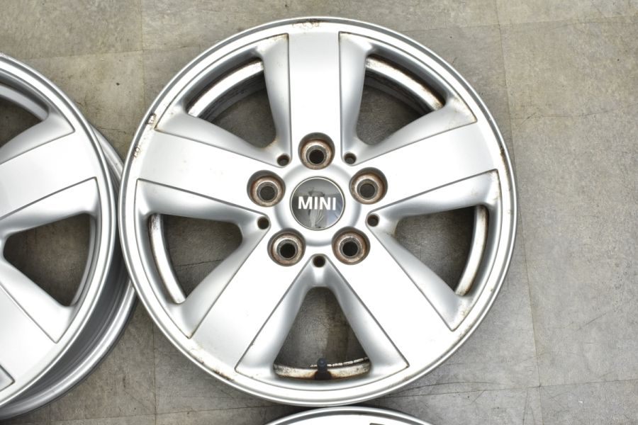 程度良好品】MINI F56 クーパー ONE 純正 15in 5.5J +46 PCD112 4本