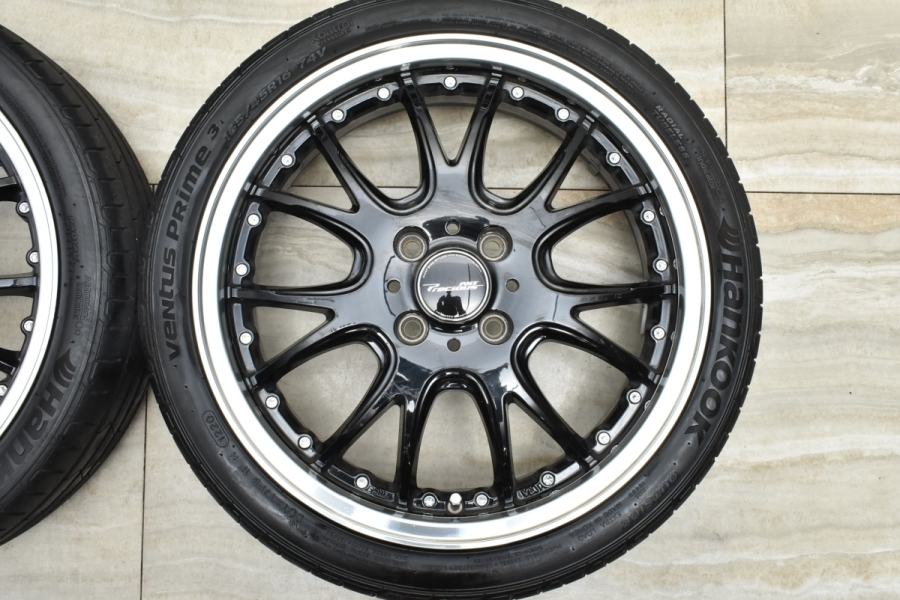 軽自動車カスタムサイズ】プレシャス AST M2 16in 5J +45 PCD100 165/45R16 N-BOX N-ONE アルト ワゴンR  タント ムーヴ ウェイク デイズ 中古 タイヤホイールセット | パーツ販売ナンバーワン