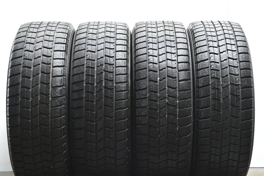 美品 バリ溝】ラブリオン 18in 7J +50 PCD114.3 グッドイヤー アイス