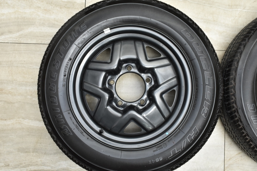 バリ溝 美品】スズキ JB64 ジムニー 純正 16in 5.5J +22 PCD139