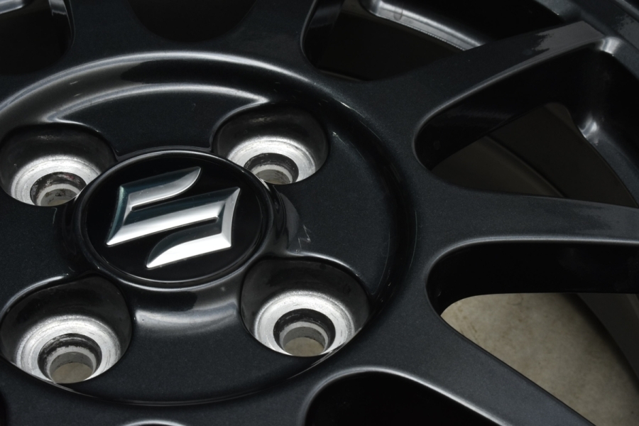 バリ溝】スズキ アルト ワークス 純正 15in 5J +45 PCD100