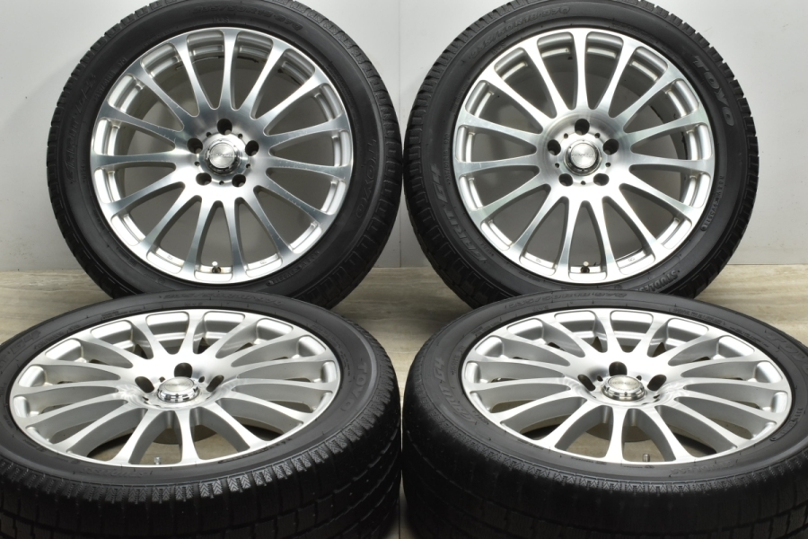 車検用に】ROZEST 18in 7.5J +38 PCD114.3 トーヨー ガリット G4 235  