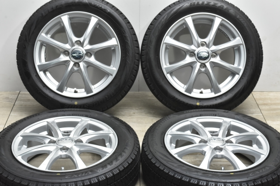 バリ溝 美品】ENERGY LINE 14in 4.5J +40 PCD100 ブリヂストン ブリザック VRX2 155/65R14 ピクシス  N-BOX デイズ サクラ ワゴンR ミラ 中古 スタッドレスタイヤホイールセット | パーツ販売ナンバーワン