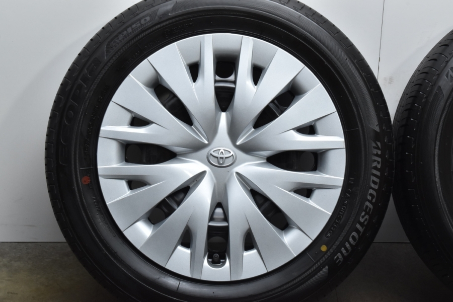 美品 バリ溝】トヨタ ヤリス 純正 15in 5.5J +45 PCD100 ブリヂストン 