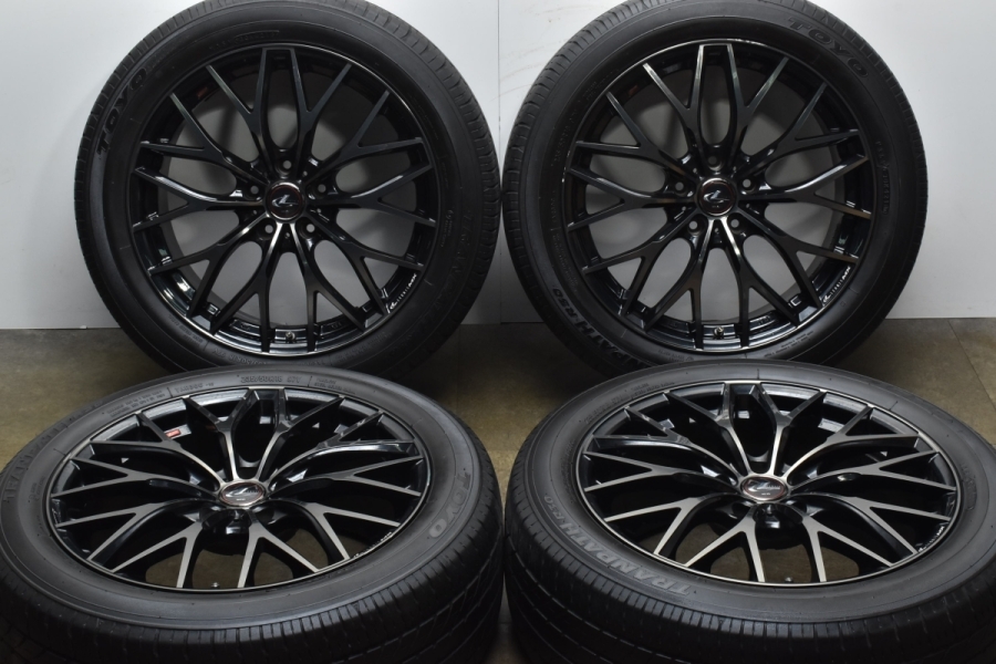 【人気品】WEDS LEONIS MX 18in 8J +42 PCD114.3 トーヨー トランパス R30 235/50R18 アルファード  ヴェルファイア エルグランド