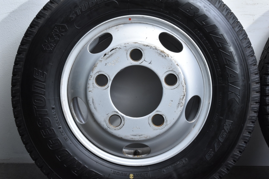 超バリ溝スタッドレス付】TOPY XAC 16in 5.5K 115 PCD208 ハブ径