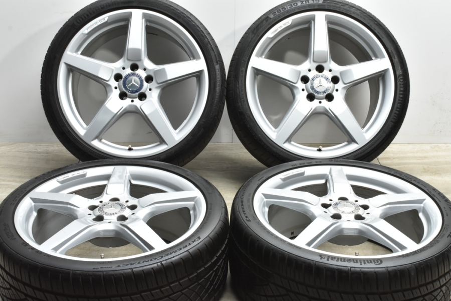 【正規品】ベンツ W218 CLSクラス AMG スポーツパッケージ 純正 19in 8.5J +43.5 9.5J +48 PCD112  コンチネンタル 255/35R19 285/30R19