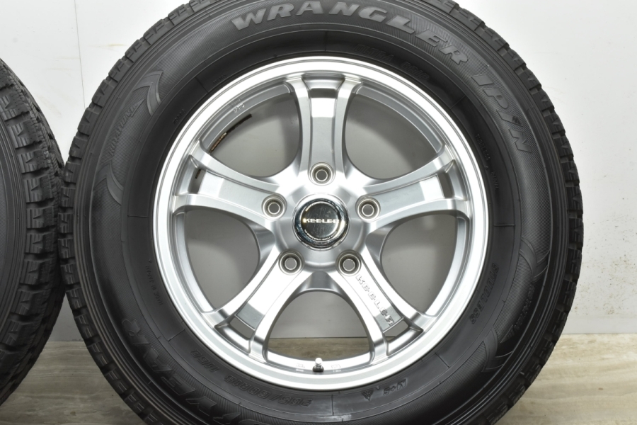 美品】WEDS KEELER 18in 8J +52 PCD150 グッドイヤー 285/60R18