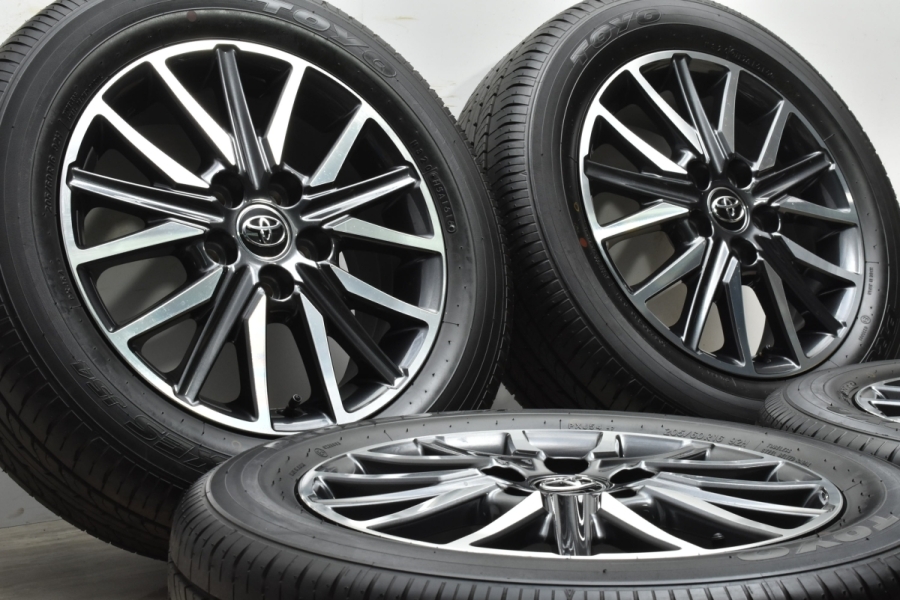 【美品 バリ溝】トヨタ 80 ヴォクシー 煌 純正 16in 6J +50 PCD114.3 トーヨー プロクセス J54 205/60R16 ノア  エスクァイア 流用