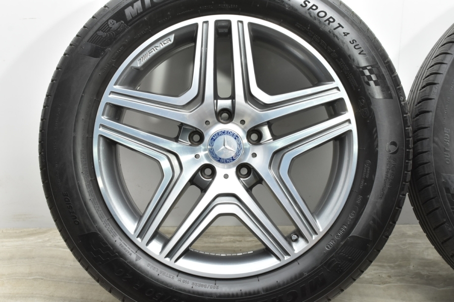 美品！バリ溝ベンツ AMG Gクラス G63 W463 純正 20インチ 9.5 バリ溝】AMG W463 Gクラス G63 純正 20in 9.5J +50 PCD130