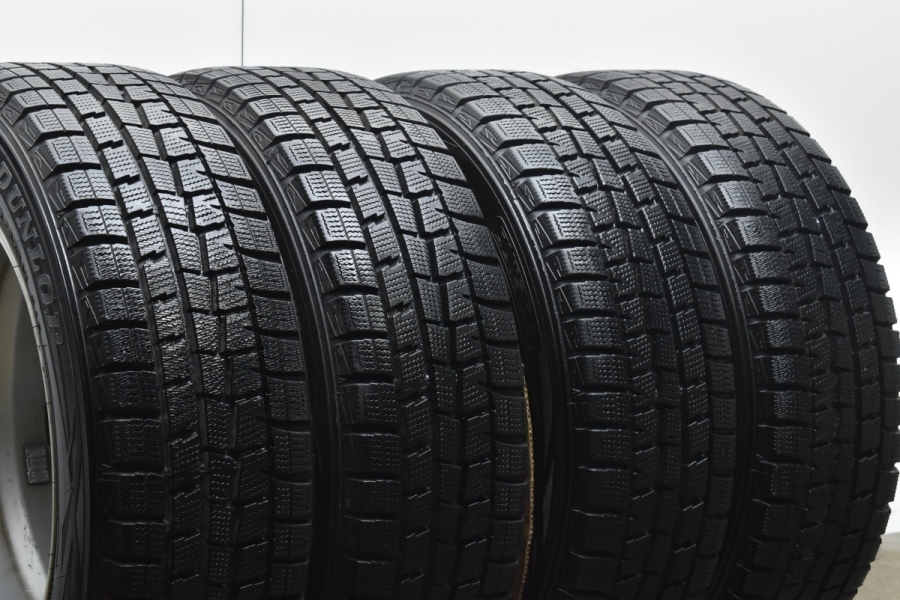 バリ溝】S-HOLD 15in 6J+45 PCD100 ダンロップ ウィンターマックス