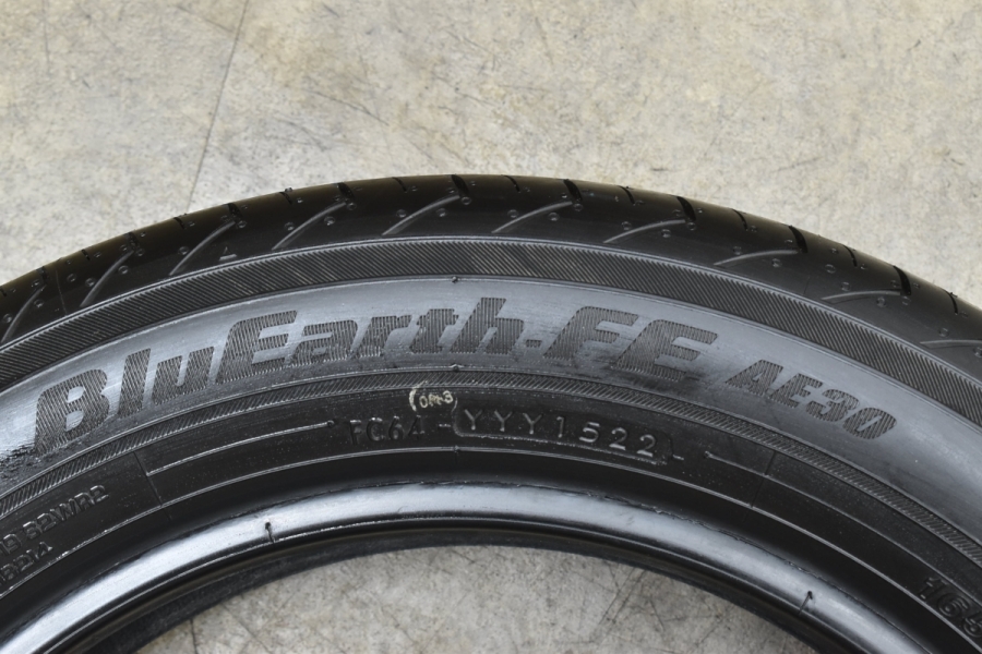 【2022年製 新車外し】ヨコハマ ブルーアース-FE AE30 165/65R15 4本セット ソリオ タフト デリカD:2 シボレー クルーズ  納車外し バリ溝