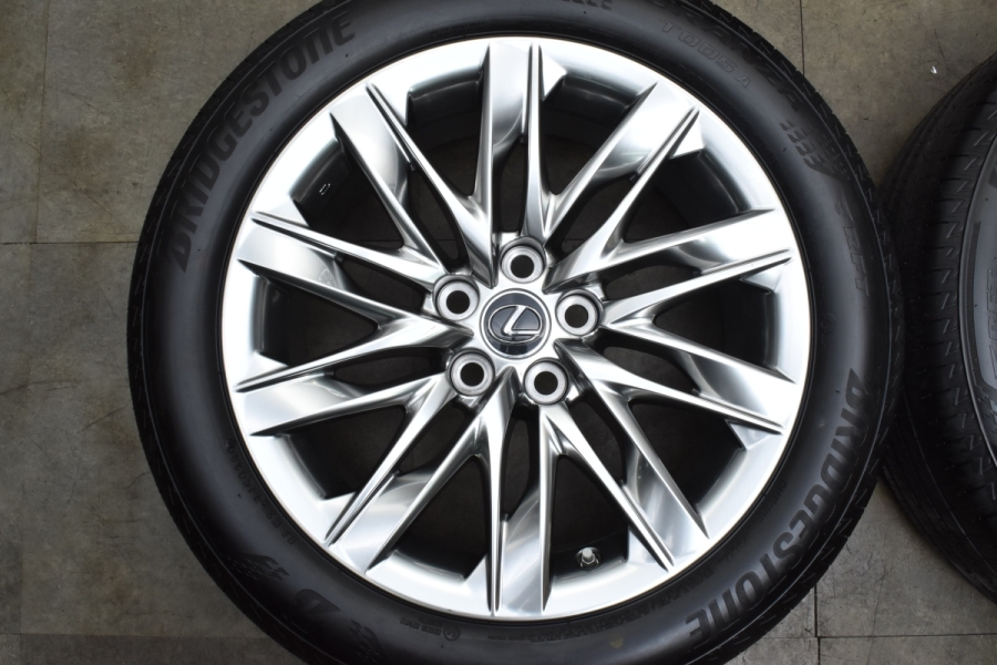 新車外し品】レクサス LS500h 純正 19in 8J +25 PCD120
