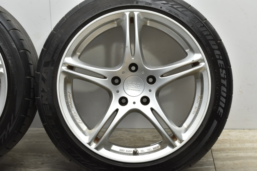 希少】SSR インテグラル GT-1 16in 7J +38 9J 17in +45 PCD114.3 ブリヂストン ポテンザ RE-01 RE-11  215/45R16 245/40R17 NA1 NA2 NSX 中古 タイヤホイールセット | パーツ販売ナンバーワン