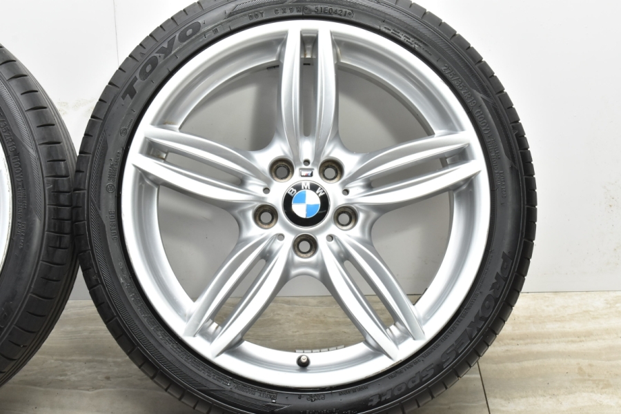 ダブルスポーク 351M】BMW F10 5シリーズ 純正OP 19in 8.5J+33 9J+44 PCD120 プロクセス 245/40R19  R275/35R19 F11 F12 F06 6シリーズ 中古 タイヤホイールセット | パーツ販売ナンバーワン