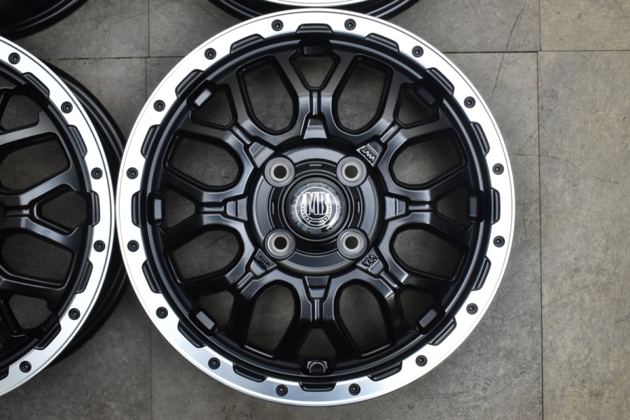 展示品 未使用品】MUD BAHN XR-800M 14? 4.5J +45 PCD100 4本セット