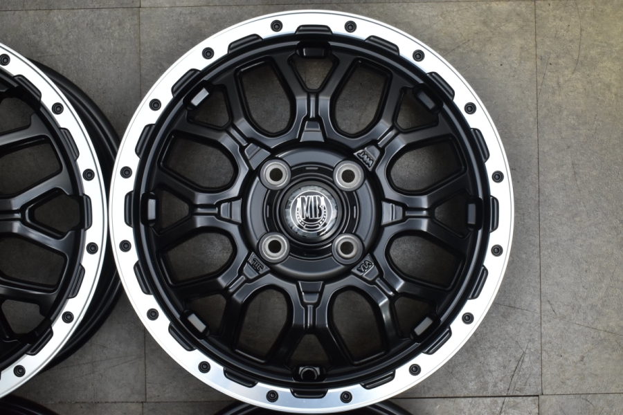 展示品 未使用品】MUD BAHN XR-800M 14? 4.5J +45 PCD100 4本セット