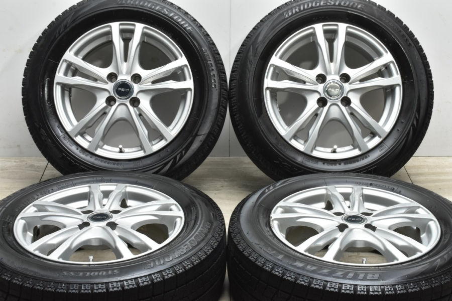 【特価品】FIED 15in 6J +45 PCD100 ブリヂストン ブリザックVRX 185/65R15 アクア フィールダー フリード ノート  MAZDA2 デミオ