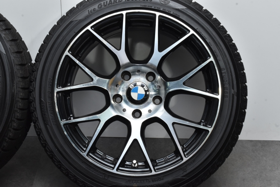 ユーロテック 17in 8J +30 PCD120 ヨコハマ アイスガード5PLUS iG50+ 225/45R17 BMW E87 E81  1シリーズ F30 F31 3シリーズ