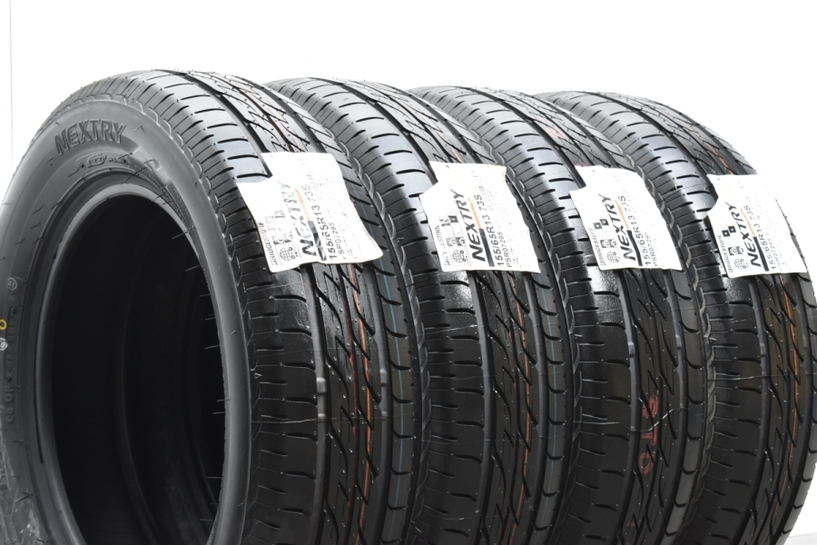 未走行品 超バリ溝 エコタイヤ】ブリヂストン ネクストリー 155/65R13