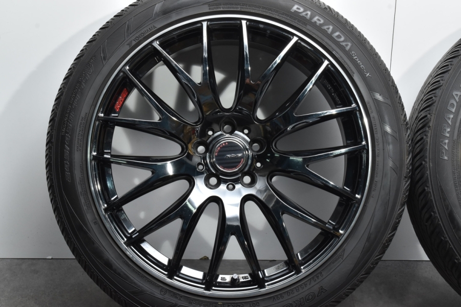 限定カラー 美品】RAYS HOMURA 2×9 JET BLACK ED 20in 8.5J +45 PCD114