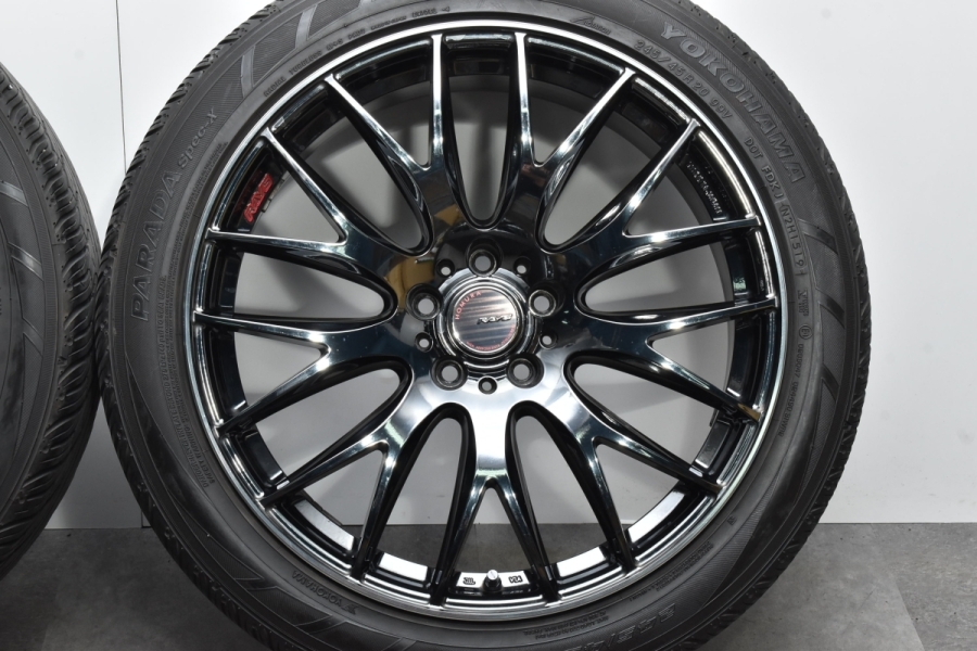 限定カラー 美品】RAYS HOMURA 2×9 JET BLACK ED 20in 8.5J +45 PCD114