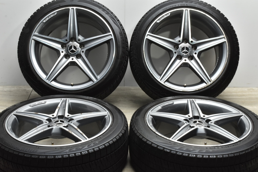 w205 Cクラス　AMGライン純正アルミホイール 18インチ 正規品】ベンツ W205 Cクラス AMGライン 純正 18in 7.5J +44 8.5J +49